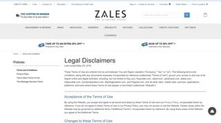 Terms and Conditions | Zales