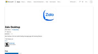 Get Zalo Desktop - Microsoft Store