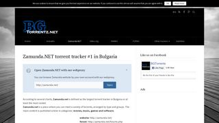 Zamunda.NET torrent tracker #1 in Bulgaria – BGTorrentz