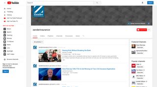 zanderinsurance - YouTube