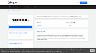 zanox.com Affiliate Program - VigLink