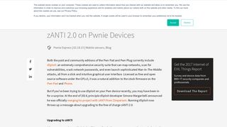 zANTI 2.0 on Pwnie Devices - Pwnie Express
