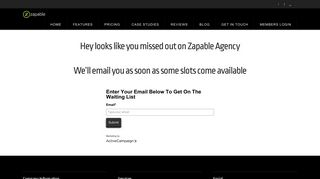 Zapable Agency Closed - Zapable | Mobile App Maker
