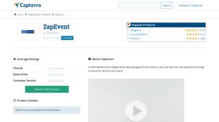 ZapEvent Reviews and Pricing - 2019 - Capterra