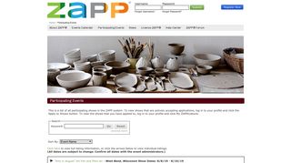ZAPP - Participating Events
