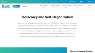 Holacracy & Self-Organization | About | Zappos Insights
