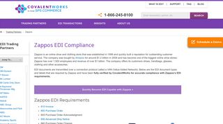 Zappos EDI Compliance & Vendor Requirements | CovalentWorks
