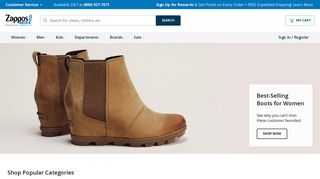Zappos.com: Shoes, Sneakers, Boots, & Clothing + FREE SHIPPING