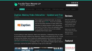 Zaption: Making Video Interactive - Updated and Free - The EdTech ...