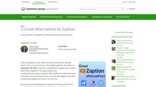 3 Great Alternatives to Zaption | Common Sense Education