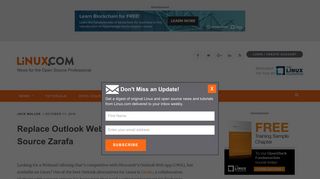 Replace Outlook Webmail with Open Source Zarafa | Linux.com | The ...