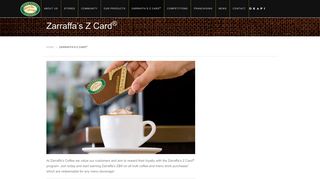 Zarraffa's Z Card® - Zarraffa's Coffee