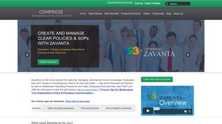 COMPROSE – Zavanta Policy Procedure Software |