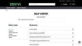 Help Centre | Zavvi US