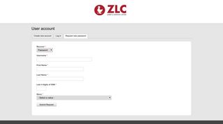 User account - ZLC - Zaxby's