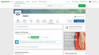 Zaxby's Employee Benefit: Job Training | Glassdoor