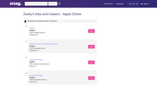 Zaxby's Job Applications | Apply Online at Zaxby's | Snagajob