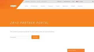 Zayo Partner Portal | Zayo Group