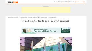 How do I register for ZB Bank Internet banking? - Techzim