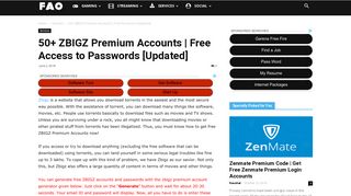 50+ ZBIGZ Premium Accounts | Free Access to Passwords [Updated]