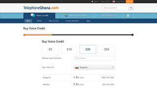 Buy Voice Credit to call BULGARIA. International calls & low rates!