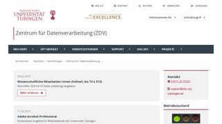 ZdV - Universität Tübingen