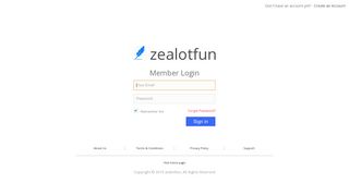 Vorhandene Benutzer, bitte geben Sie hier den ... - zealotfun.com