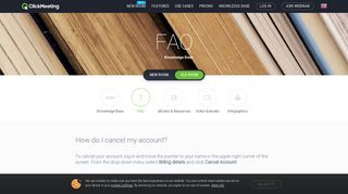 How do I cancel my account? | FAQ - Knowledge Base - ClickMeeting