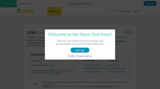 Independent Digital Lessons - Zearn