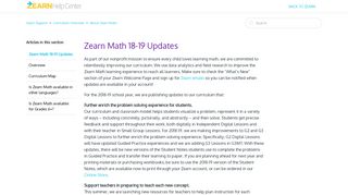 Zearn Math 18-19 Updates – Zearn Support