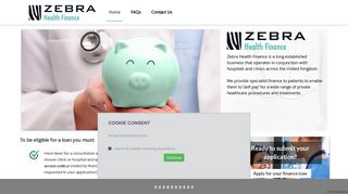 Zebra Health Finance: Welcome
