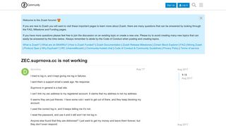 ZEC.suprnova.cc is not working - Zcash Community Forum