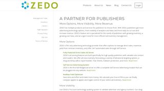 Online Publisher Solutions - Zedo