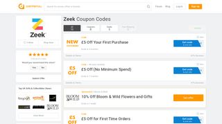 Up to 50% off Zeek Coupon, Promo Code for February 2019