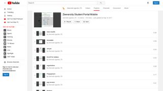 Zeevarsity Student Portal Mobile - YouTube