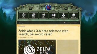 Zelda Maps 0.6 beta released with search, password reset - Zelda ...