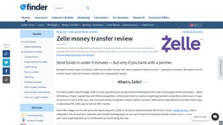 Zelle money transfers review February 2019 | finder.com