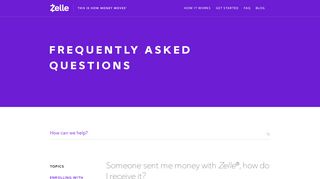 Someone sent me money with Zelle®, how do I receive it?