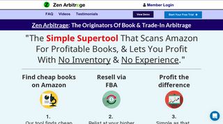 Zen Arbitrage - Online Arbitrage Automation For Amazon FBA Sellers