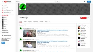 Zen Arbitrage - YouTube