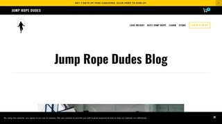 Workouts - Blog — Jump Rope Dudes