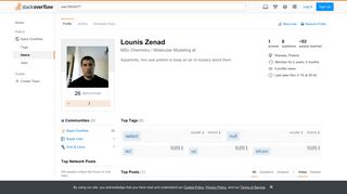 User Lounis Zenad - Stack Overflow