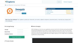 Zenapply Reviews and Pricing - 2019 - Capterra