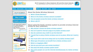 Zenbu Wireless Internet | Frequently asked questions