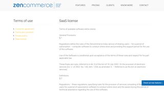 Zencommerce - SaaS License