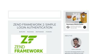 Zend Framework 2: Simple Login Authentication - Vinoj Cardoza