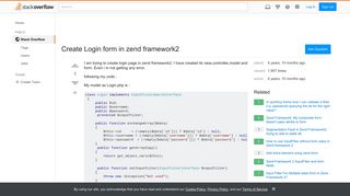Create Login form in zend framework2 - Stack Overflow