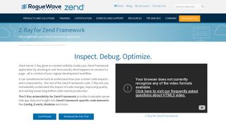 Troubleshoot Zend Framework using Zend Server Z-Ray