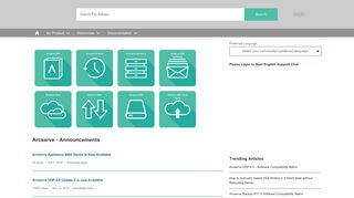 Arcserve - (Zendesk