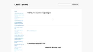 Transunion Zendough Login - Credit Score - Google Sites